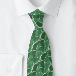 Cravate Marbre Vert Chasseur
