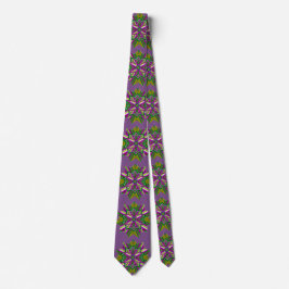 Cravate Mardi Gras Joyaux Tons Violet CouTie