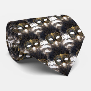 Cravate Mardi Gras Masquerade Masques Masque Carnival Or N
