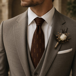 Cravate Mariage de luxe en grange rustique au blé doré