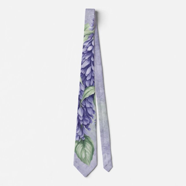 Cravate Mariage de salle de bain en marbre Lavender Wister (Devant)