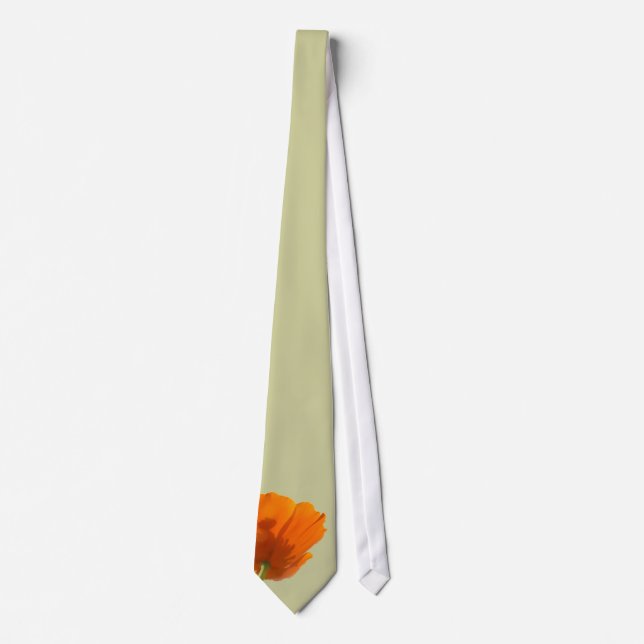 Cravate Mariage des Orange Poppy (Devant)