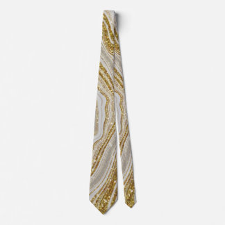 Cravate Mariage d'or d'argent élégant moderne / entreprise