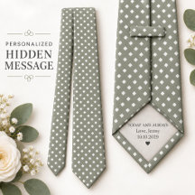 Mariage Message de Marié Diamant Vert Sauge