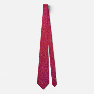 Cravate Mariage moderne de la fête des pères rose paillett