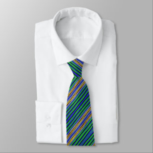cravate masculine - kente stripes