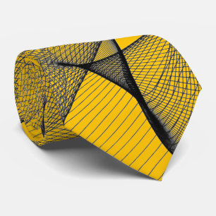 Cravate Matériel de construction Jaune et gris "Spider We