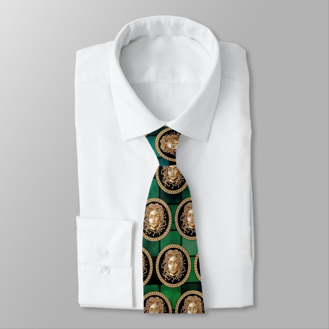 Cravate Médaillon de luxe Medusa OR (Attaché)