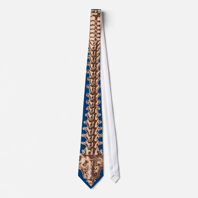 Cravate Médecins Spine Necktie Design (Devant)