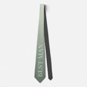 Cravate Meilleur homme demandant mariage sage vert