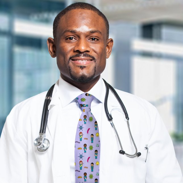 Cravate Mélange Germe multiculturel Combats Docs et infirm (Créateur téléchargé)