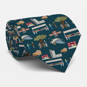 Cravate Mens cravate, partout où nous allons en service