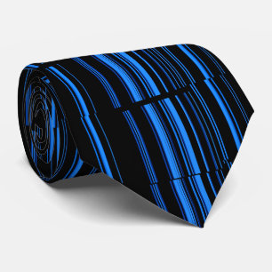Cravate Midnight Blue Unique Moderne Motif Cool