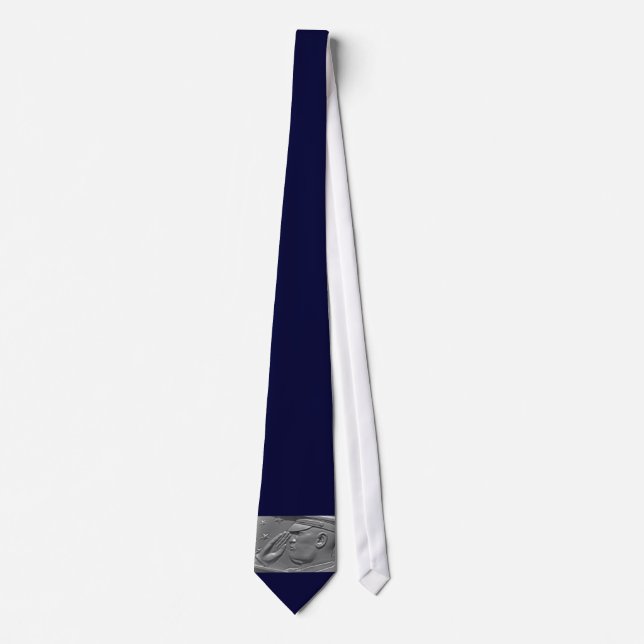 Cravate militaire de la Marine Bleue d'honneur (Devant)