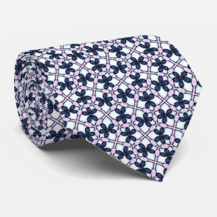 Cravate Mini Floral de Minuit