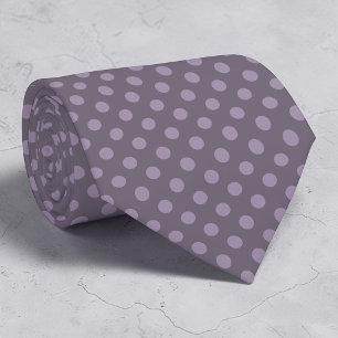Cravate mini pois plumet bohème
