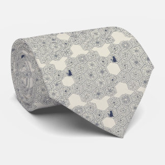Cravate Minimalist Japanese Geometric Patterns
