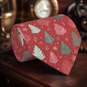 Cravate minimaliste moderne d'arbre de Noël pour h