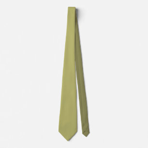 Cravate Minimaliste Professionnel Moderne Solide Olive Gre