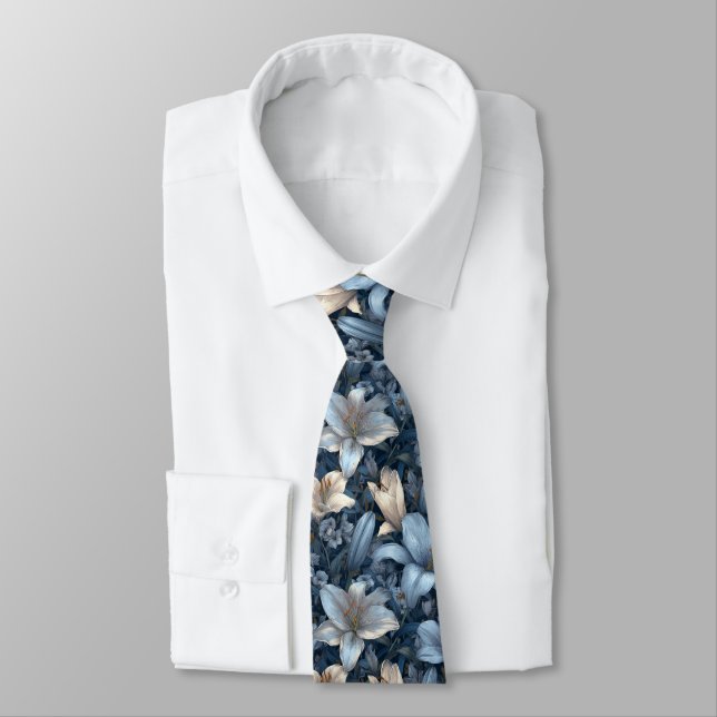 Cravate Minimalistic Birthday Gifts For Boyfriend Lilies (Attaché)
