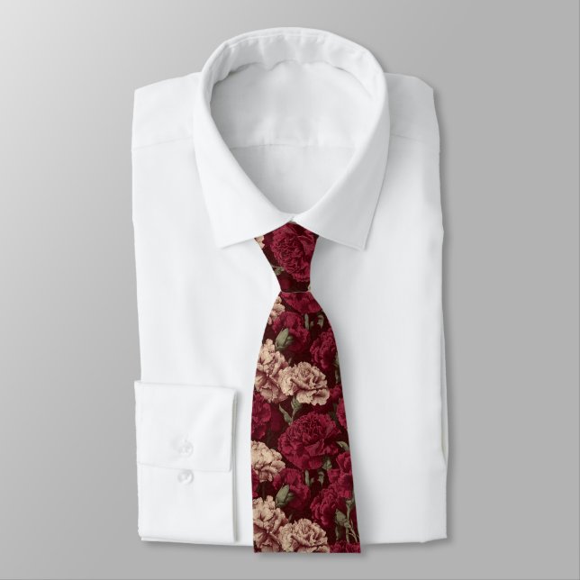 Cravate Minimalistic Mens Fashion Carnation (Attaché)