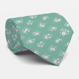 Cravate Mint Ditsy Floral