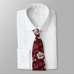 Cravate Mode Artistique pour Hommes Gardenias