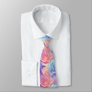 Cravate Mode masculine belle rose florale