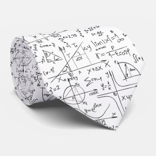 Cravate Modèle sans couture d'équations mathématiques
