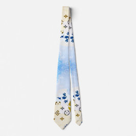 Cravate modern blue camouflage