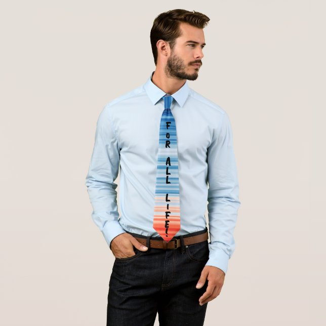 Cravate Modern Trendy Birthday Holiday Gift Climate Stripe (En situation)