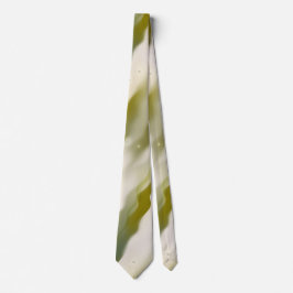 Cravate moderne Abstrait Art Motif Green Waves