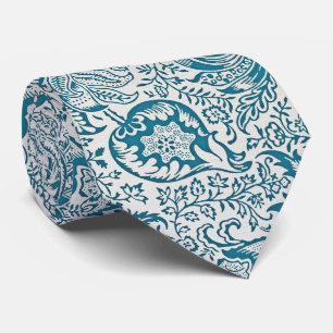 Cravate Moderne Classique – Ornement Royal Bleu