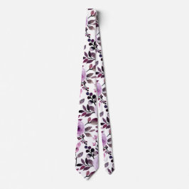 Cravate Moderne tendance Lilac Moderne Joli motif floral