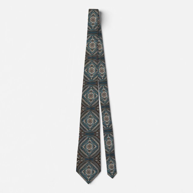 Cravate Moderne Turc Belle collection de vieux Motifs (Devant)