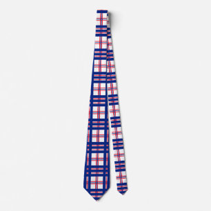 Cravate Modes bleu blanc rouge Motif