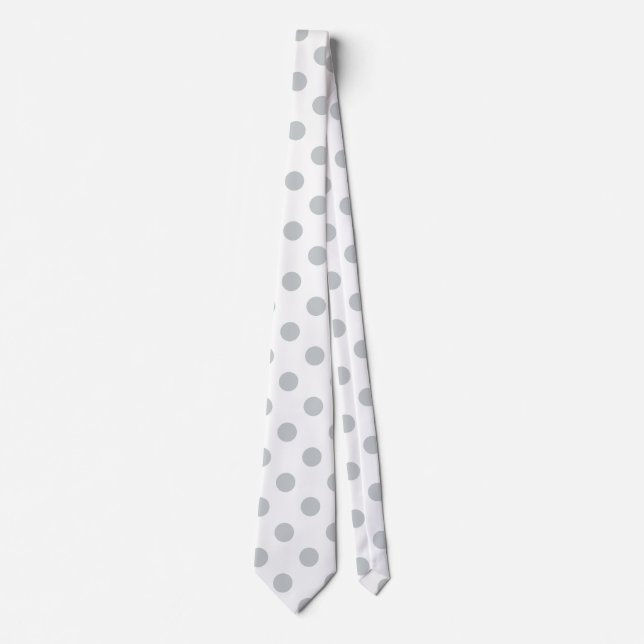 Cravate Modifier Pois gris N'importe quelle couleur Clique (Devant)