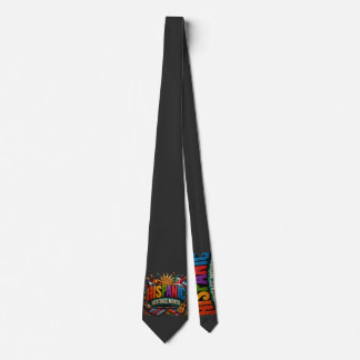 Cravate Mois du patrimoine hispanique 3D Fierté culturelle
