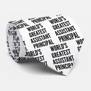 Cravate Monde Meilleur Assistant Principal