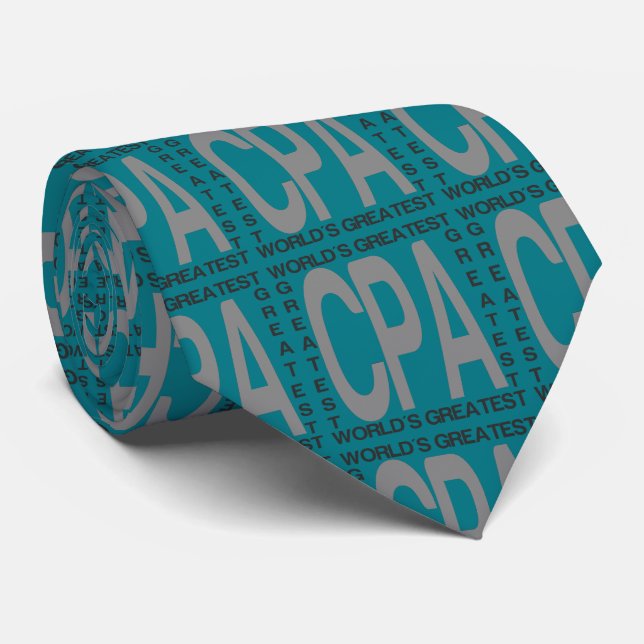 Cravate Mondes plus grand CPA (Roulé)