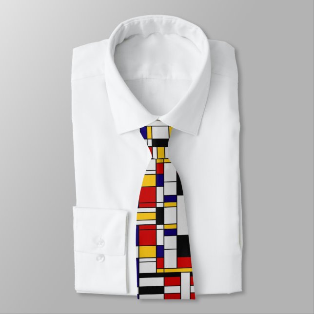 Cravate Mondrian Jazz (Attaché)