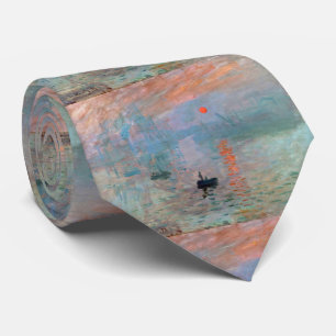 Cravate Monet, "Impression, Lever de soleil" en ク イ