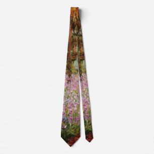 Cravate Monet - Irises dans le jardin de Monet