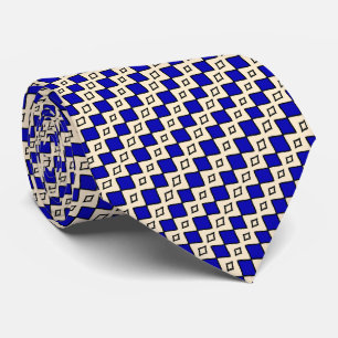 Cravate Monogram Bleu Royal
