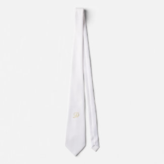 Cravate monogramme pour Diner en Blanc