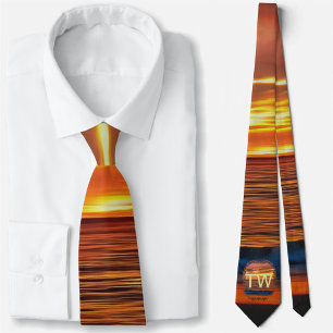 Cravate Monogramme Sunset 1577