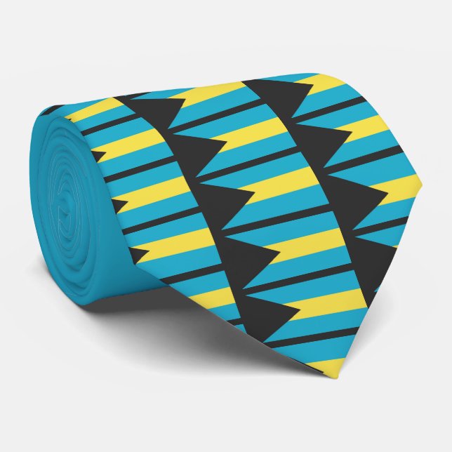 Cravate monographique BAHAMAS personnalisé (Roulé)