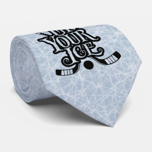 Cravate Montez votre glace (Hockey)