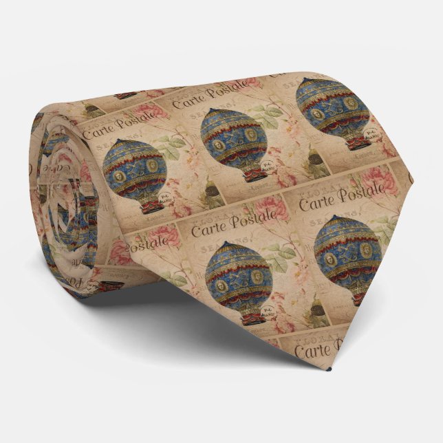 Cravate montgolfière parisienne (Roulé)