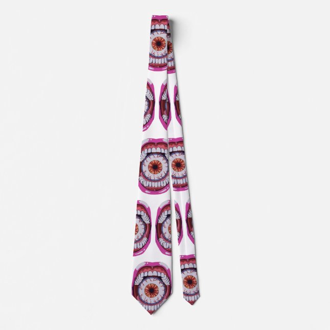 Cravate Montre ce que tu dis Tie (Devant)